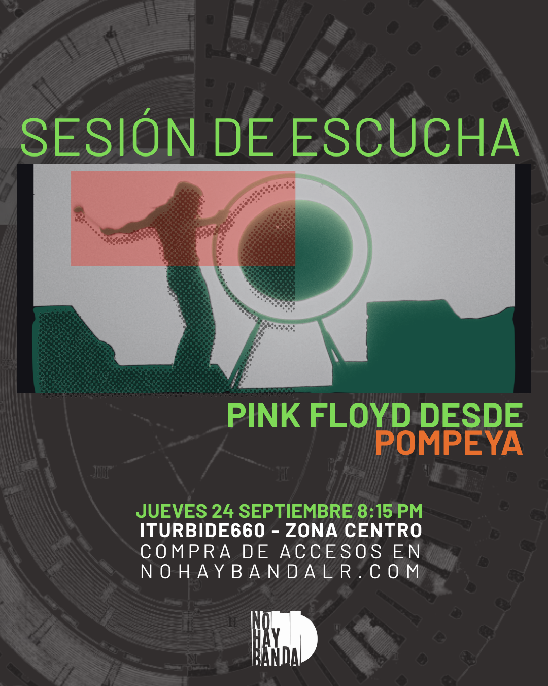 Pink Floyd desde Pompeya